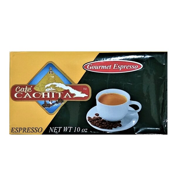 Cafe Cachita Gourmet Espresso Coffee, 10 OZ