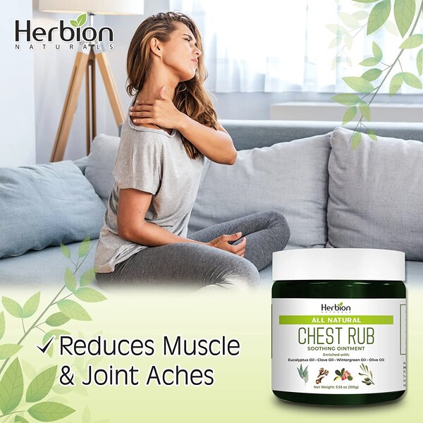 Herbion Naturals Chest Rub Soothing Ointment, 3.53 OZ