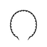 invisibobble HAIRHALO True Sparkle Headband, Black, thumbnail image