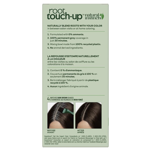 Clairol Natural Instincts Root Touch-Up Permanent Hair Color
