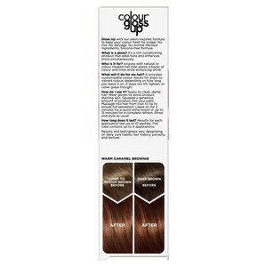 Clairol Color Gloss Up Temporary Hair Dye, Warm Caramel Brownie, Espresso