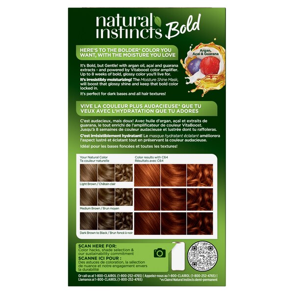 Clairol Natural Instincts Bold Permanent Hair Color