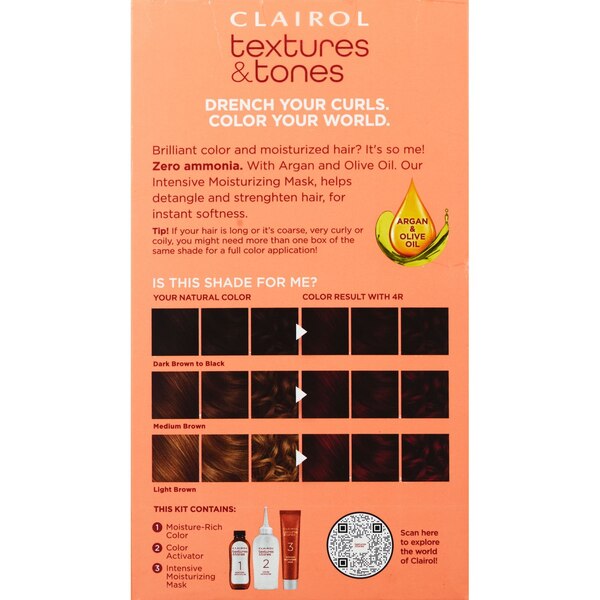 Clairol Textures & Tones Permanent Hair Dye