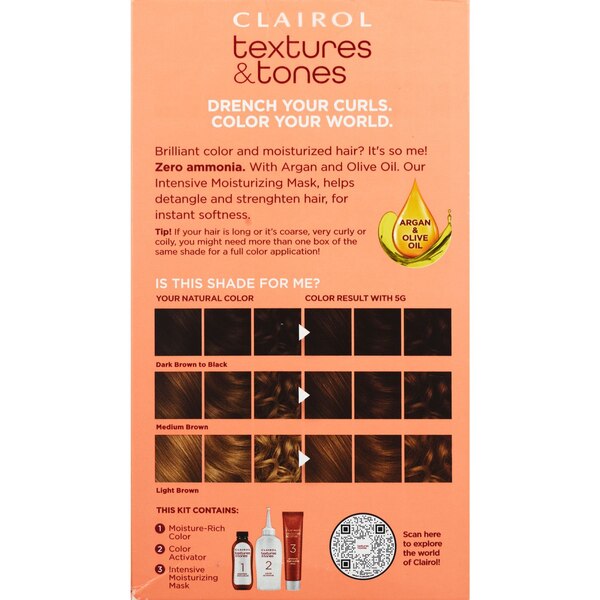 Clairol Textures & Tones Permanent Hair Dye
