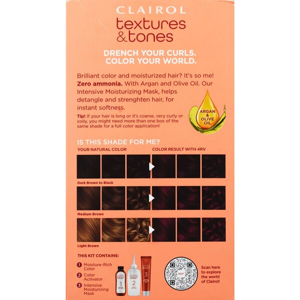 Clairol Textures & Tones Permanent Hair Dye