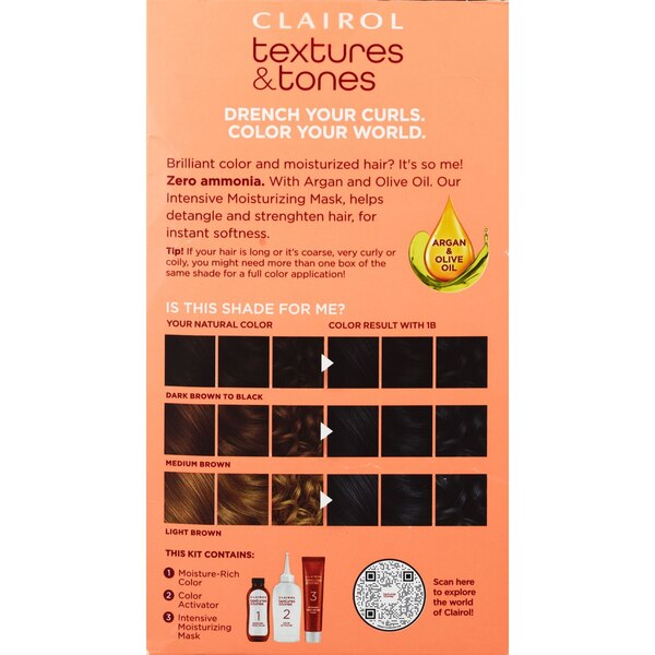 Clairol Textures & Tones Permanent Hair Dye