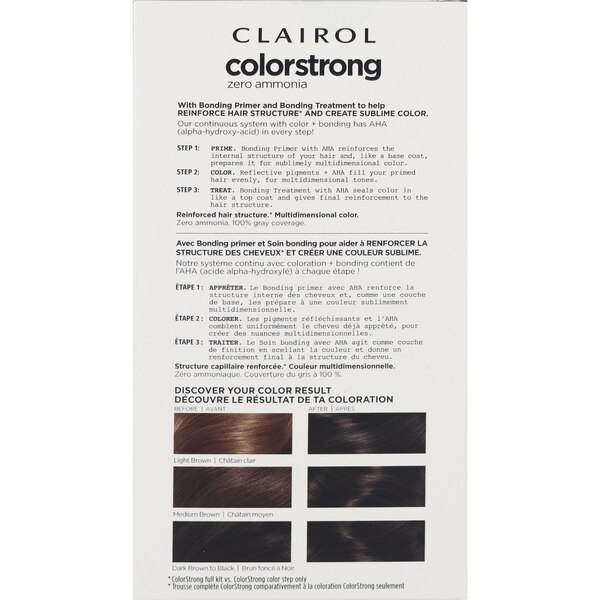 Clairol ColorStrong Zero Ammonia Permanent Hair Color