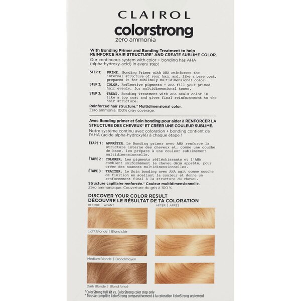 Clairol ColorStrong Zero Ammonia Permanent Hair Color