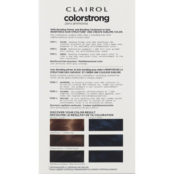Clairol ColorStrong Zero Ammonia Permanent Hair Color