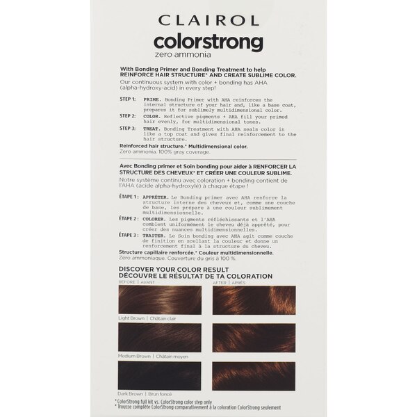 Clairol ColorStrong Zero Ammonia Permanent Hair Color