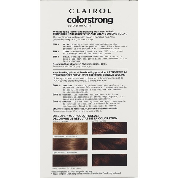 Clairol ColorStrong Zero Ammonia Permanent Hair Color