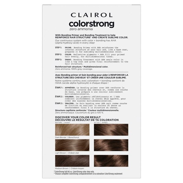 Clairol ColorStrong Zero Ammonia Permanent Hair Color
