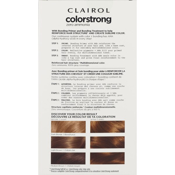 Clairol ColorStrong Zero Ammonia Permanent Hair Color