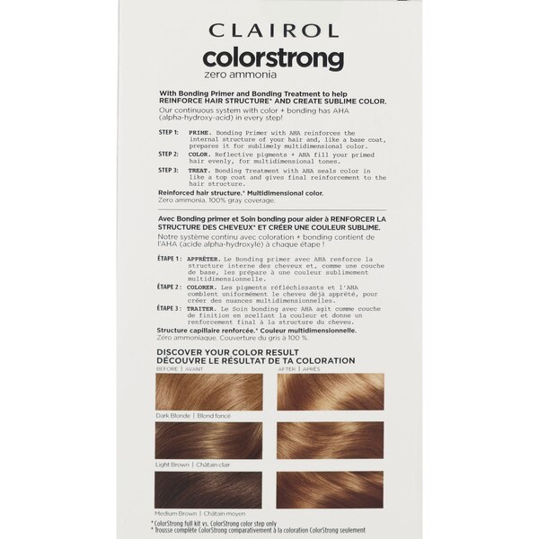 Clairol ColorStrong Zero Ammonia Permanent Hair Color