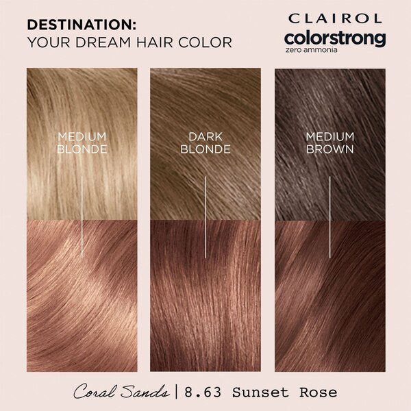 Clairol ColorStrong Zero Ammonia Permanent Hair Color