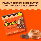 Reese's  Milk Chocolatey Coating and Cake Crumbs Peanut Butter Frozen Dairy Dessert Bar, 6 CT, thumbnail image