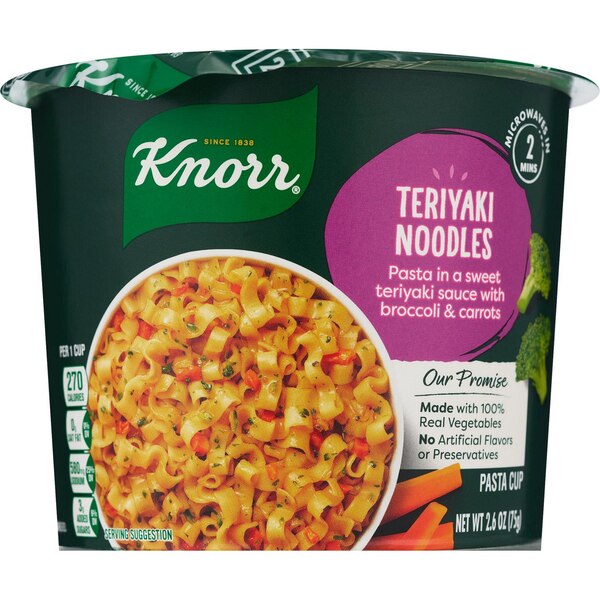 Knoor, Pasta Cup Teriyaki Noodle, 2.6 oz