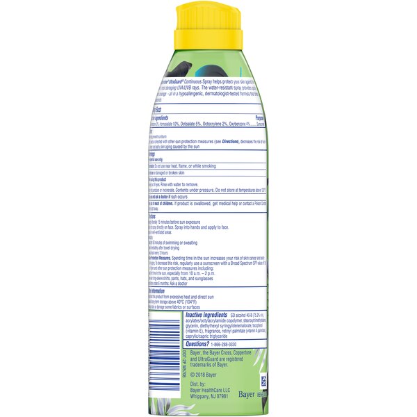 Coppertone ULTRA GUARD Sunscreen Continuous Spray, 5.5 OZ
