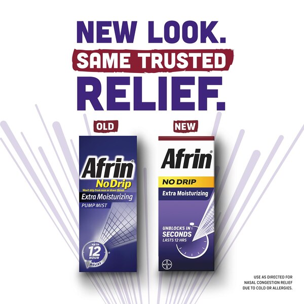 Afrin No Drip 12HR Extra Moisturizing Nasal Spray