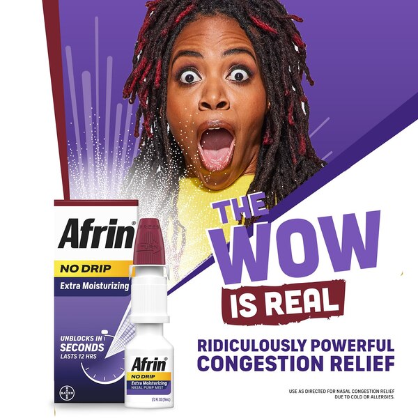Afrin No Drip 12HR Extra Moisturizing Nasal Spray