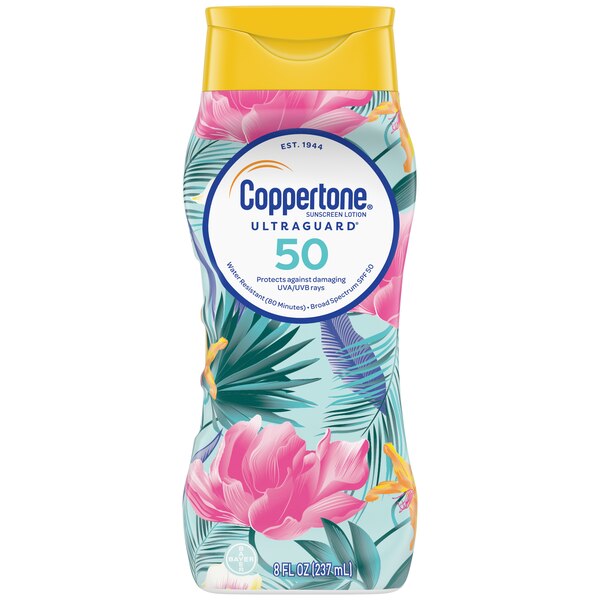 Coppertone ULTRA GUARD Sunscreen Lotion Broad Spectrum, 8 OZ
