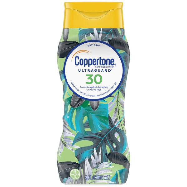 Coppertone ULTRA GUARD Sunscreen Lotion Broad Spectrum, 8 OZ