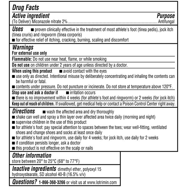 Lotrimin AF Athlete's Foot Liquid Spray, 4.6 OZ