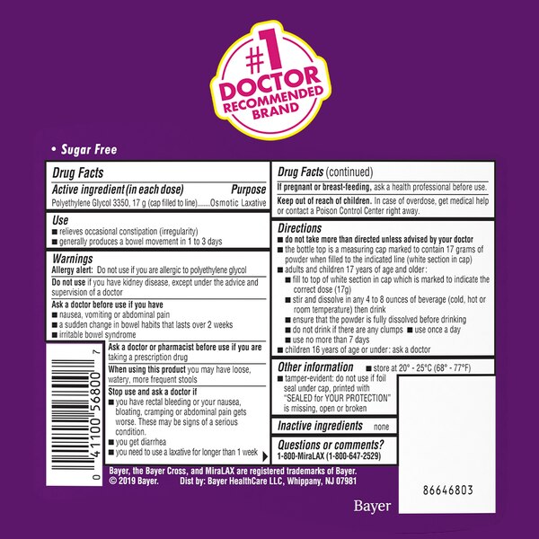 MiraLAX Laxative Powder