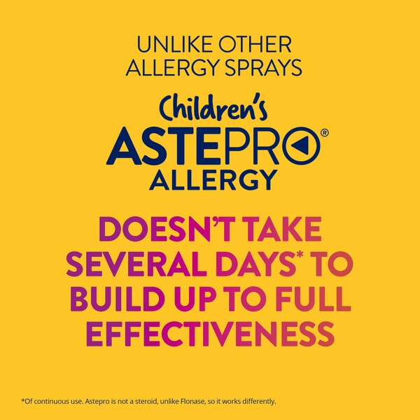 Astepro Children's 24HR Steroid Free Allergy Relief Spray, Azelastine HCl