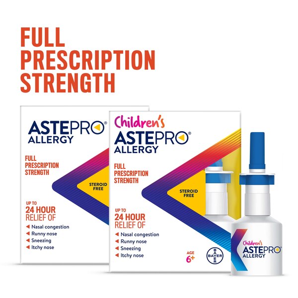Astepro Children's 24HR Steroid Free Allergy Relief Spray, Azelastine HCl