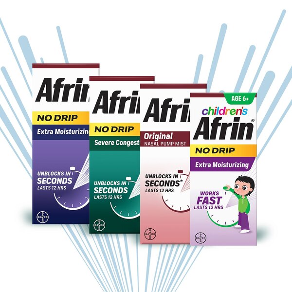Afrin No Drip Nighttime Nasal Mist, Chamomile, 0.5 OZ