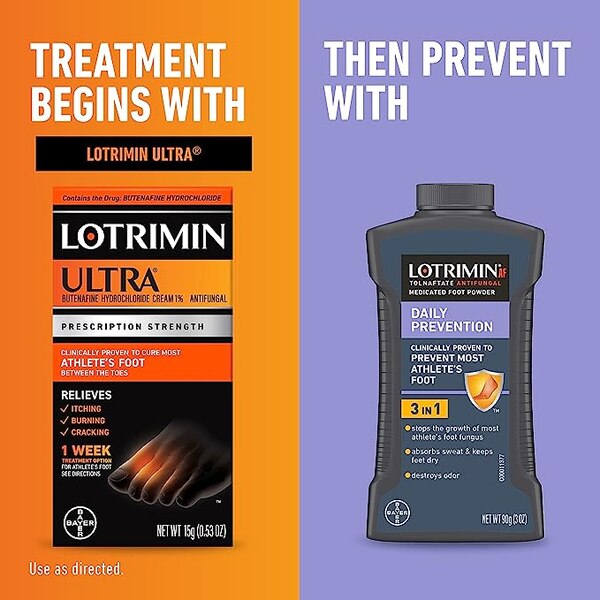Lotrimin Ultra 1 Week Athlete's Foot Treatment, .53 OZ