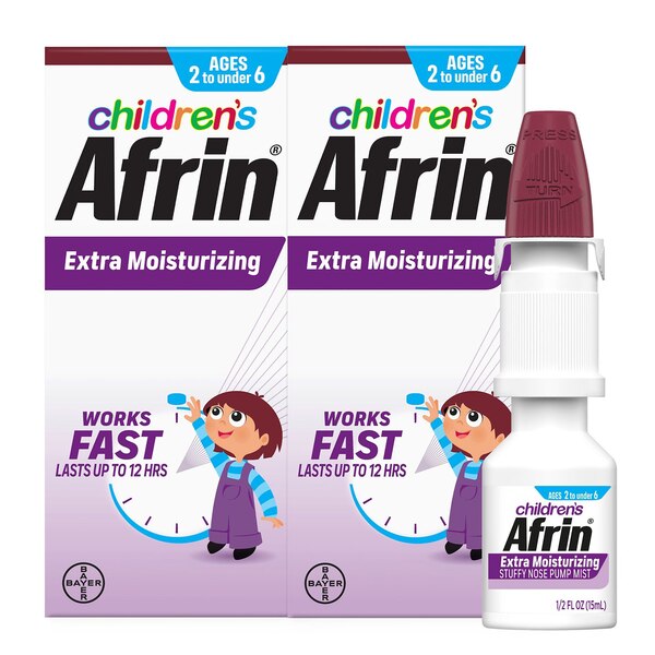 Afrin Children's 12HR Extra Moisturizing Nasal Spray, 0.5 OZ