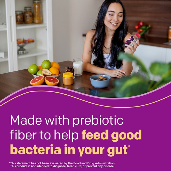 MiraFIBER Gummies, Daily Prebiotic Fiber Supplement, 72 CT
