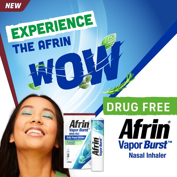 Afrin Vapor Burst Vapor Inhaler