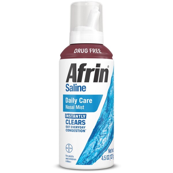 Afrin Saline Daily Care Nasal Mist, 4.5 OZ