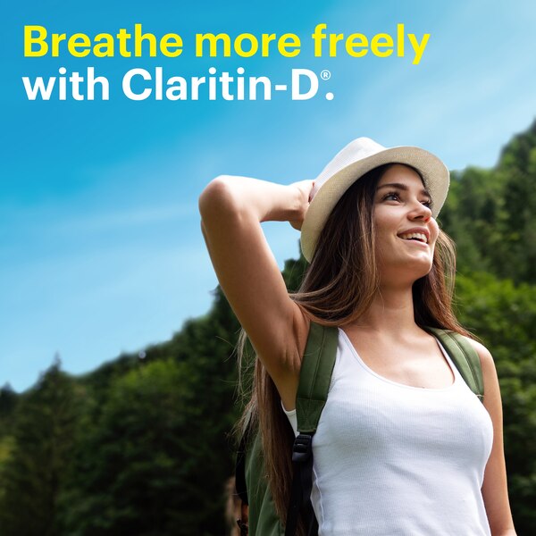 Claritin-D 12 Hour Non-Drowsy Indoor & Outdoor Allergies, Allergy & Congestion Extended Release Tablets