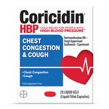 Coricidin HBP Chest Congestion & Cough Softgels, 20 CT, thumbnail image