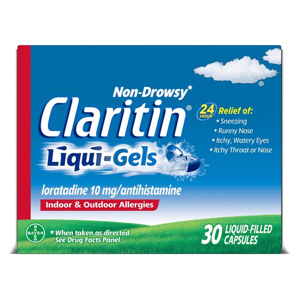 Claritin 24HR Non Drowsy Allergy Relief Liqui-Gels