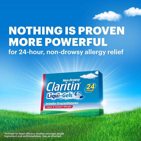 Claritin 24HR Non Drowsy Allergy Relief Liqui-Gels
