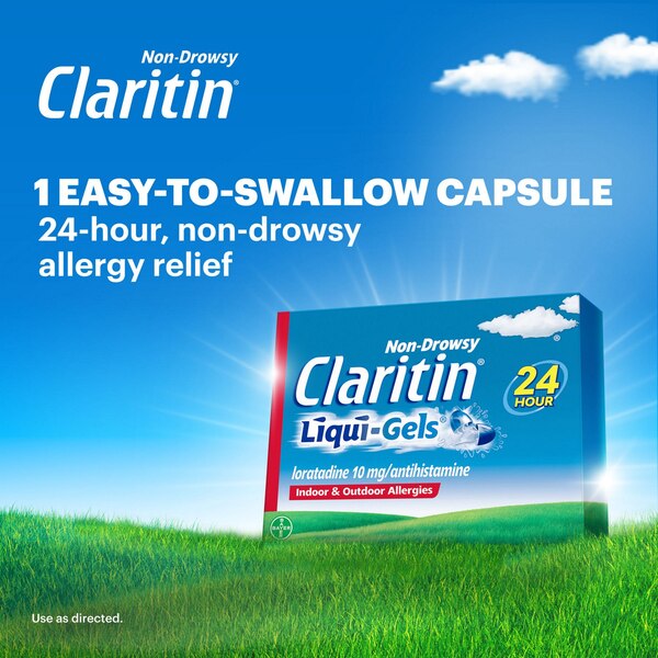 Claritin 24HR Non Drowsy Allergy Relief Liqui-Gels