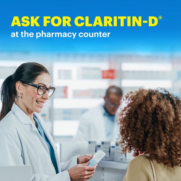 Claritin-D 24 Hour Non-Drowsy Indoor & Outdoor Allergies, Allergy & Congestion Extended Release Tablets