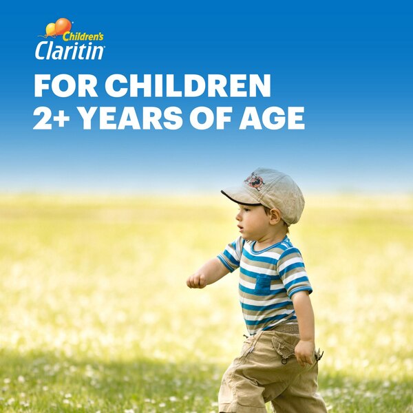 Claritin Children's Non-Drowsy 24HR Allergy Relief Chewable Tablets, 5mg Loratadine, Bubblegum, 30 CT