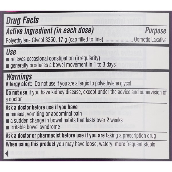 MiraLAX Laxative Powder