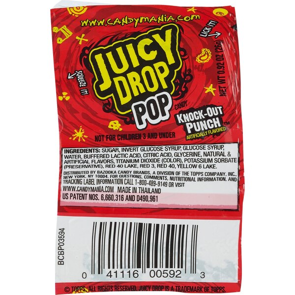 Juicy Drop Pop, 0.92 oz