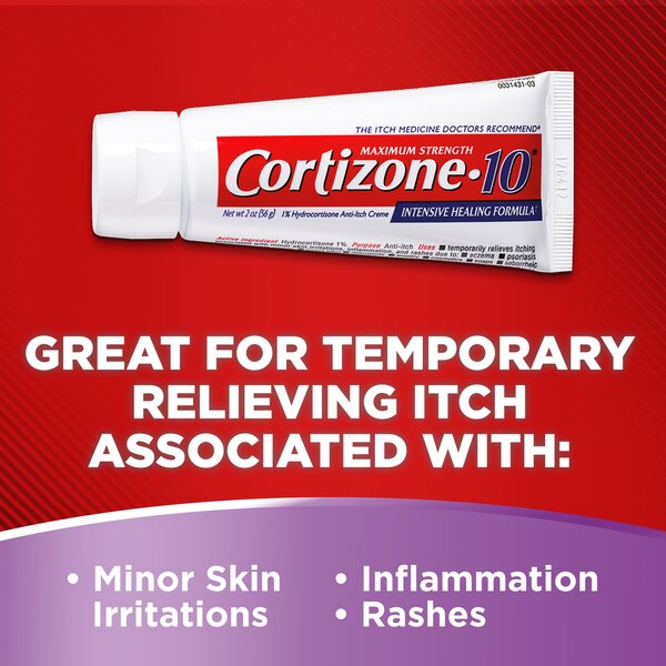 Cortizone 10 Intensive Healing Anti Itch Cream, Twin Pack