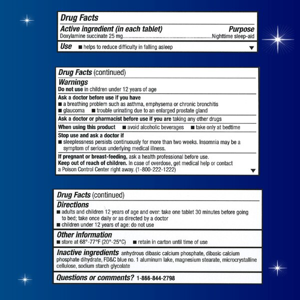 Unisom SleepTabs Tablets, 80 CT