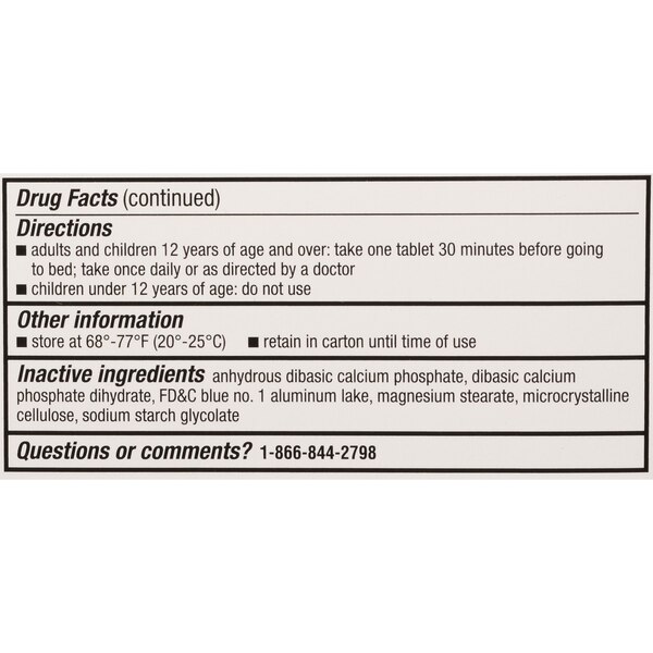 Unisom SleepTabs Nighttime Sleep-Aid 25 MG Doxylamine Succinate Tablets, 48 CT
