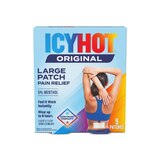 Icy Hot Original Pain Relief Patch, Large, 5 CT, thumbnail image