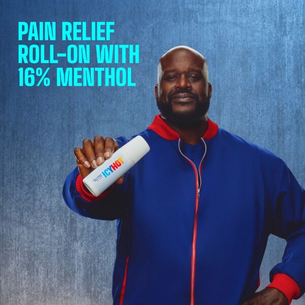 Icy Hot Original Pain Relief No Mess Roll-On, 2.5 FL OZ
